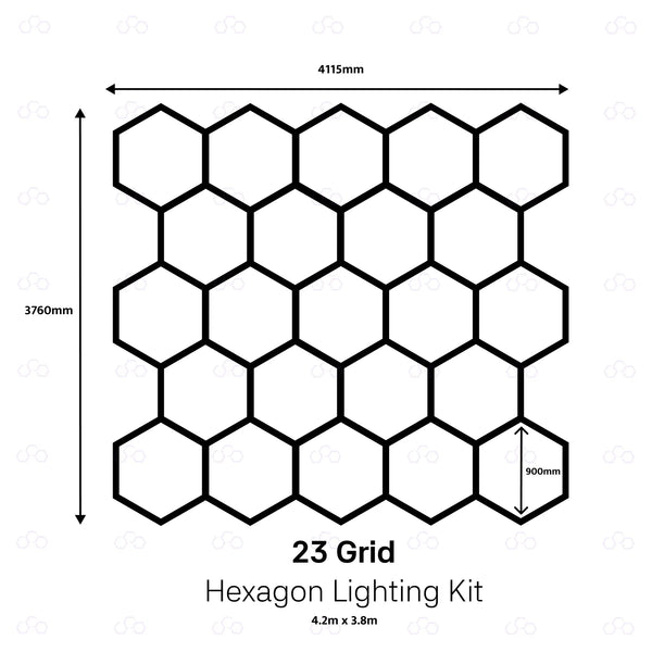 23 Grid Hexagon Lighting Kit