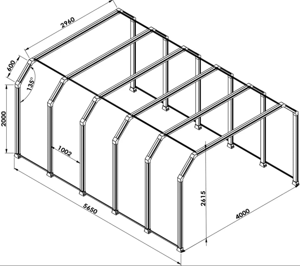 Tunnel Arched Lighting - 100mm