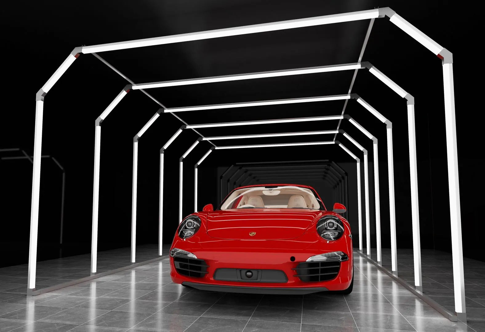 Tunnel Arched Lighting - 40mm