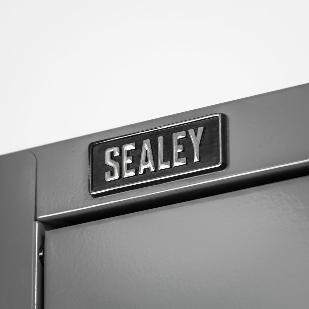 Sealey Superline Pro Black Edition Storage System with Stainless Worktop 2.04m