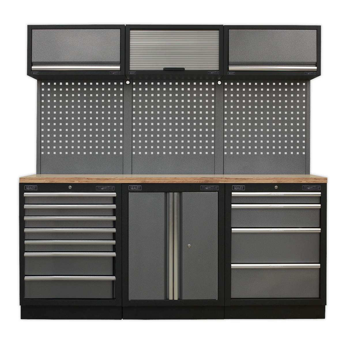 Sealey Superline Pro 2.04.m Storage Cabinet Workstation Set