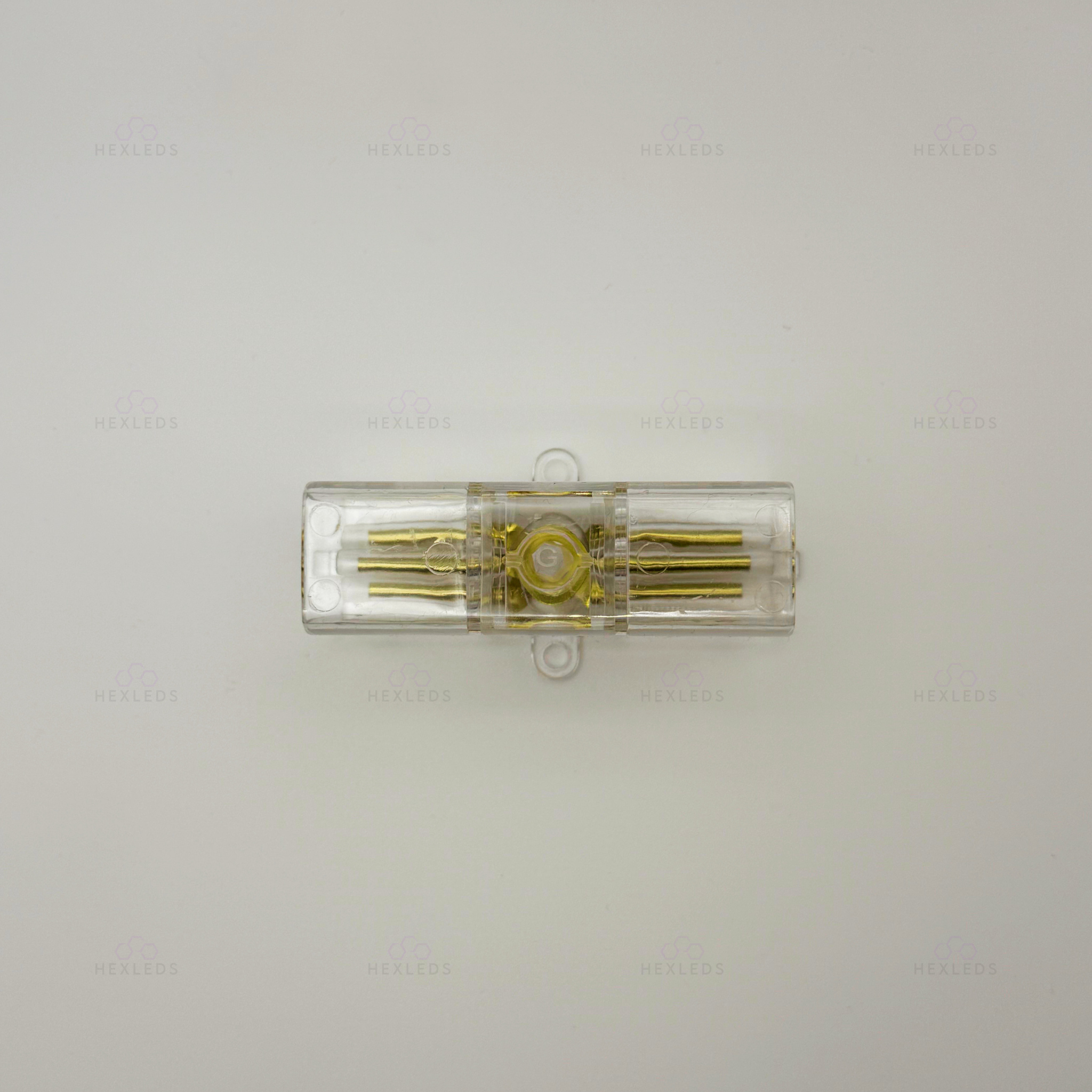 I -  Straight Connector 180 Degree - Hexagon Lighting Connector 3 PIN
