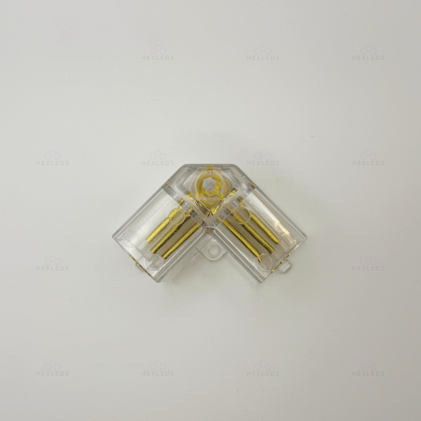 L -  Right Angle Connector 90 Degree - Hexagon Lighting Connector 3 PIN