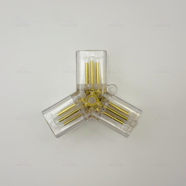 Y - 3 Way Hexagon Lighting Connector 3 PIN