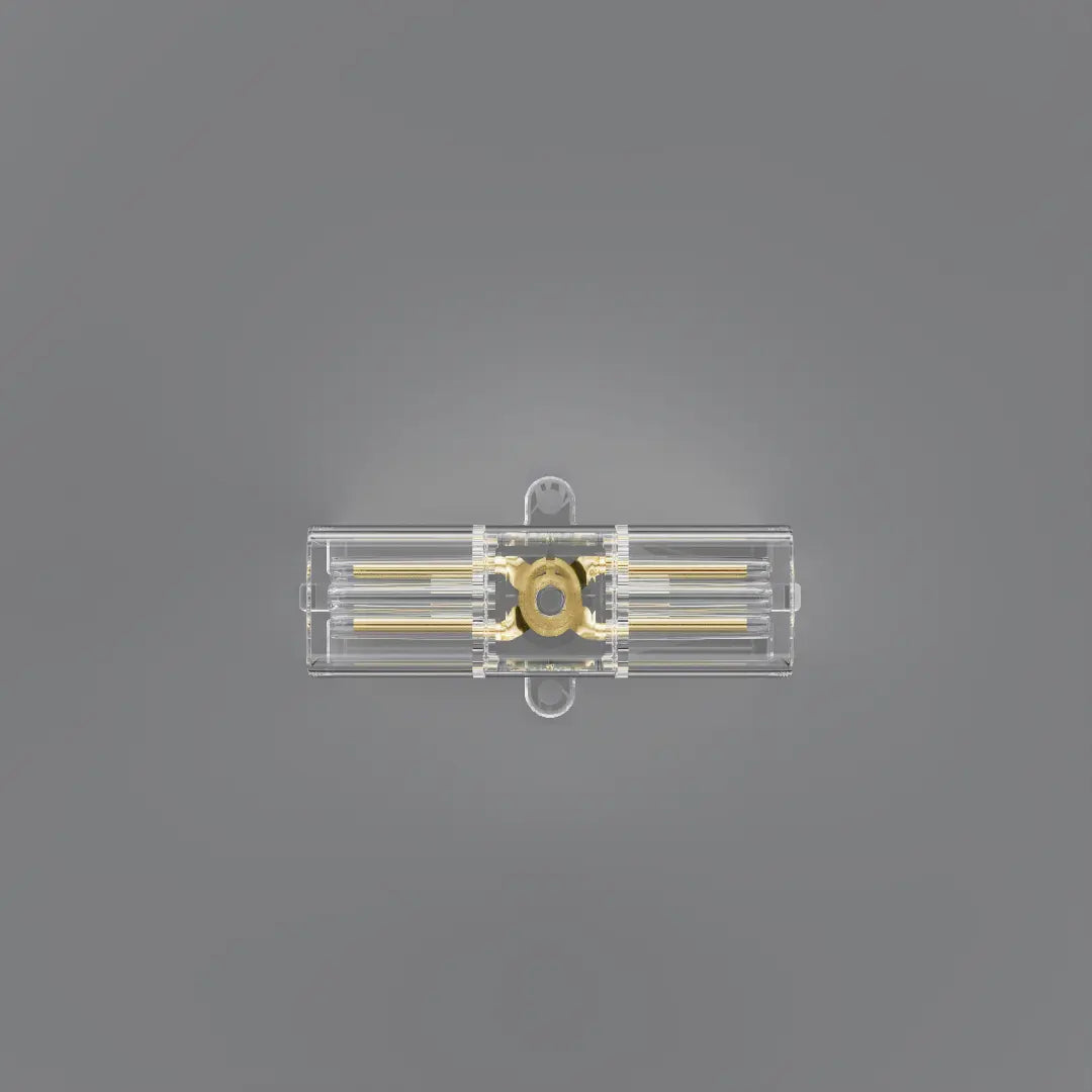 Hexagon Lighting Fixture Straight Angle Connector 3 Pin 